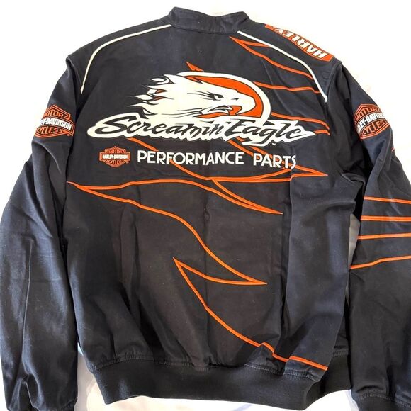 Harley-Davidson Racing Screamin' Eagle Performance Parts Bomber Jacket - Large - Picture 2 of 8